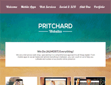 Tablet Screenshot of pritchardwebsites.com